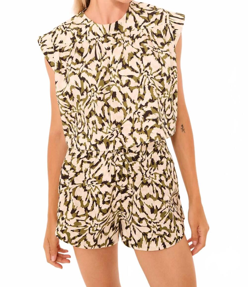 NEW MISA LOS ANGELES alina top in abstract floraburst